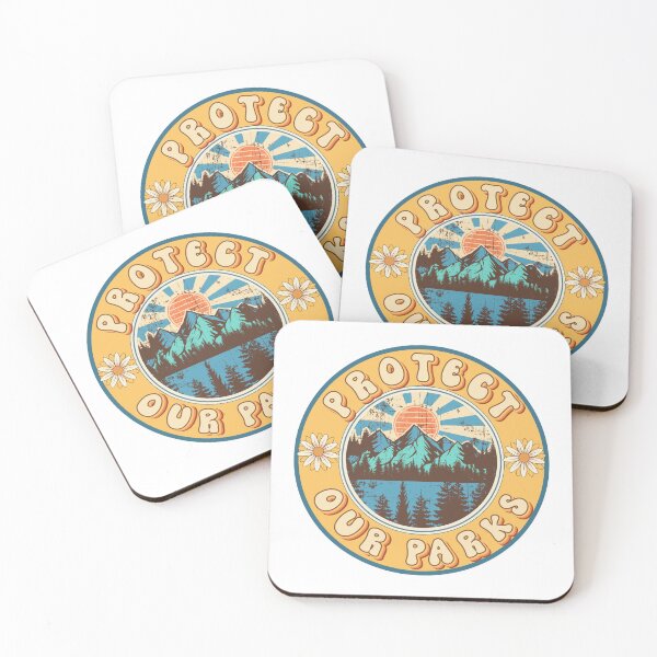 Item preview, Protect our national parks gift for green enviromental ecologist groovy designed and sold by HomeCoquette.