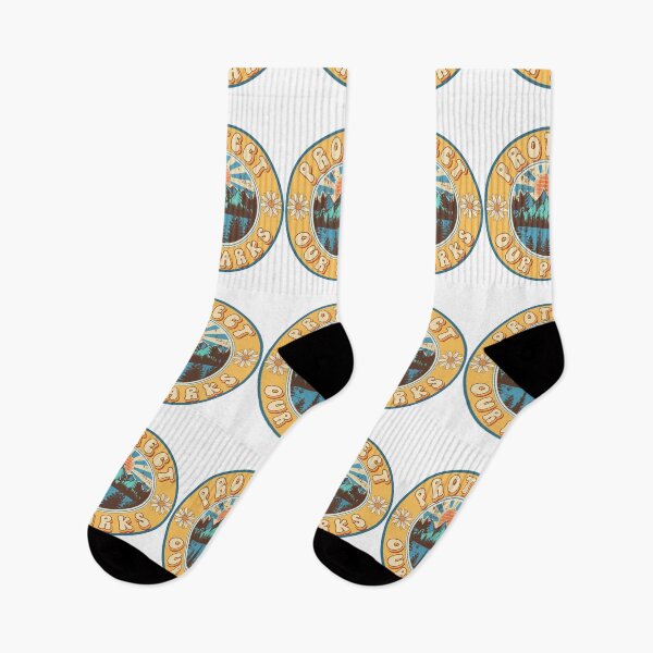 Item preview, Protect our national parks gift for green enviromental ecologist groovy designed and sold by HomeCoquette.