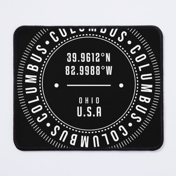Item preview, Columbus, Ohio, USA - 1 - City Coordinates Typography Print - Classic, Minimal designed and sold by Studio Grafiikka.