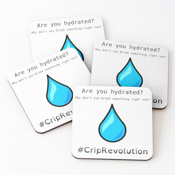 Item preview, Are you hydrated? designed and sold by CripRevolution.
