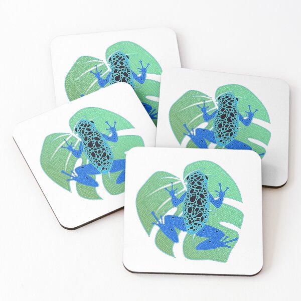 Item preview, Blue Poison Dart Frog Line Art designed and sold by Heathermarie321.