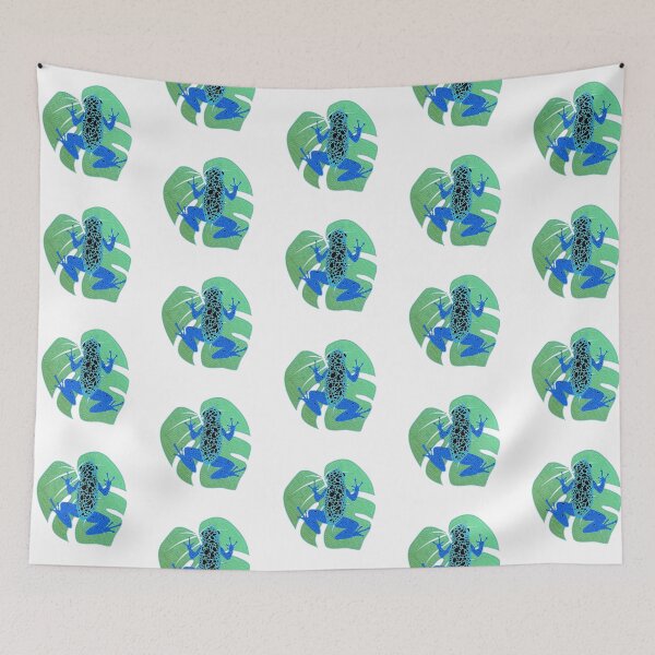 Item preview, Blue Poison Dart Frog Line Art designed and sold by Heathermarie321.