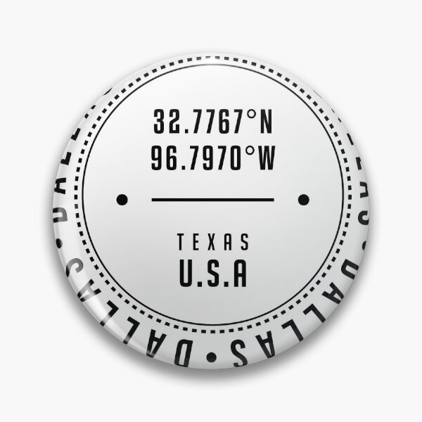 Item preview, Dallas, Texas, USA - 1 - City Coordinates Typography Print - Classic, Minimal designed and sold by Studio Grafiikka.