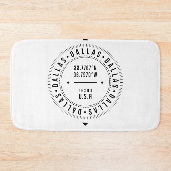 Item preview, Dallas, Texas, USA - 1 - City Coordinates Typography Print - Classic, Minimal designed and sold by Studio Grafiikka.