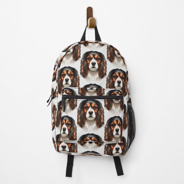 Item preview, King Charles Cavalier Spaniel Pet Portrait Painting Isolated on White designed and sold by taiche.