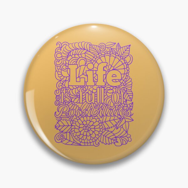 Item preview, Affirmation Typography Design - Life is full of Possibilities designed and sold by angelyara.