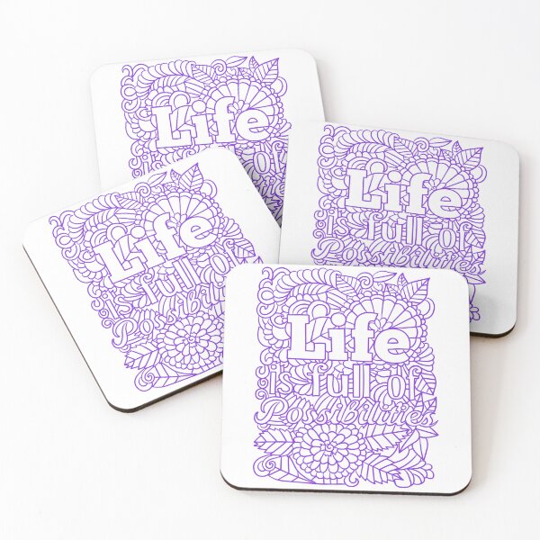 Item preview, Affirmation Typography Design - Life is full of Possibilities designed and sold by angelyara.