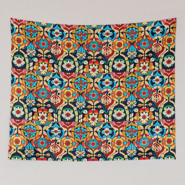 Item preview, A painting of colorful flowers and leaves.  designed and sold by Hillol Bora.