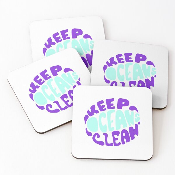 Item preview, Affirmation Typography Design - Keep Oceans Clean designed and sold by angelyara.