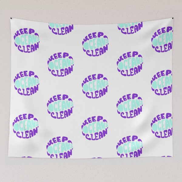 Item preview, Affirmation Typography Design - Keep Oceans Clean designed and sold by angelyara.