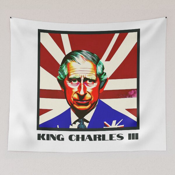 Item preview, King Charles III and Queen Camilla Coronation 2023 designed and sold by RoyalRepublics.