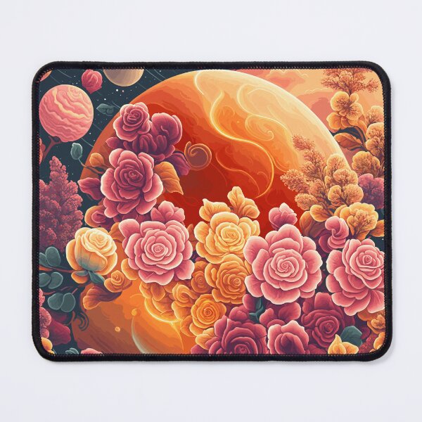 Item preview, Planets And Flowers Pattern designed and sold by RockBeeDesigns.