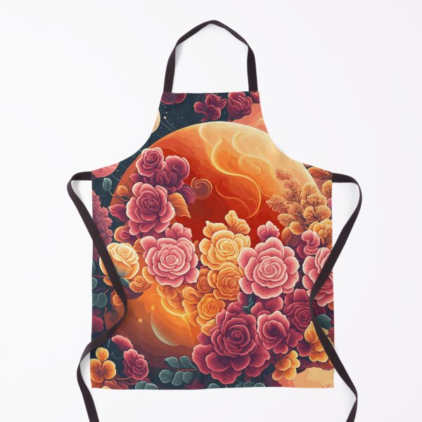 Item preview, Planets And Flowers Pattern designed and sold by RockBeeDesigns.