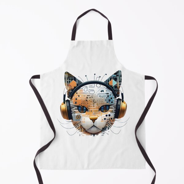 Item preview, Cat robot in the music designed and sold by Siamcatshop.