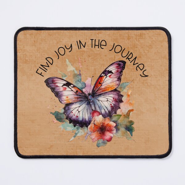 Item preview, Find Joy in the Journey Butterfly Floral Travel Life Watercolor designed and sold by creative321.