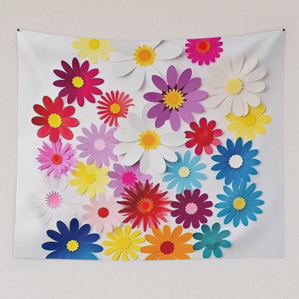 Item preview, little colorful flowers designed and sold by MakeLifeFun.