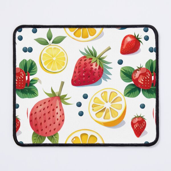 Item preview, strawberry and lemon pattern designed and sold by basitcv.