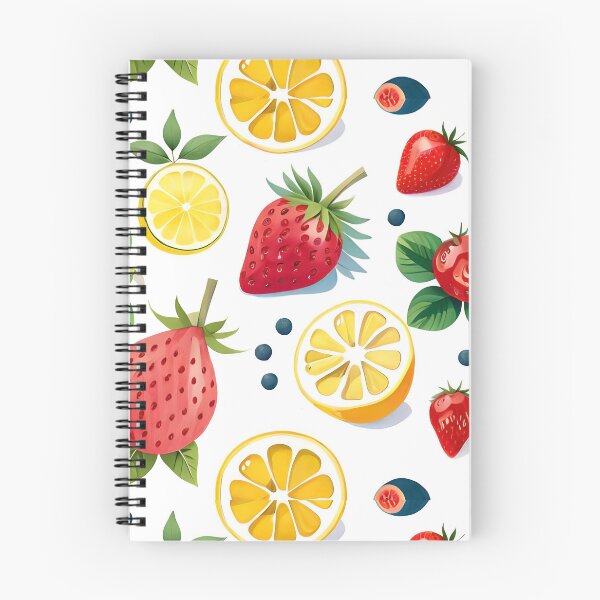 Item preview, strawberry and lemon pattern designed and sold by basitcv.