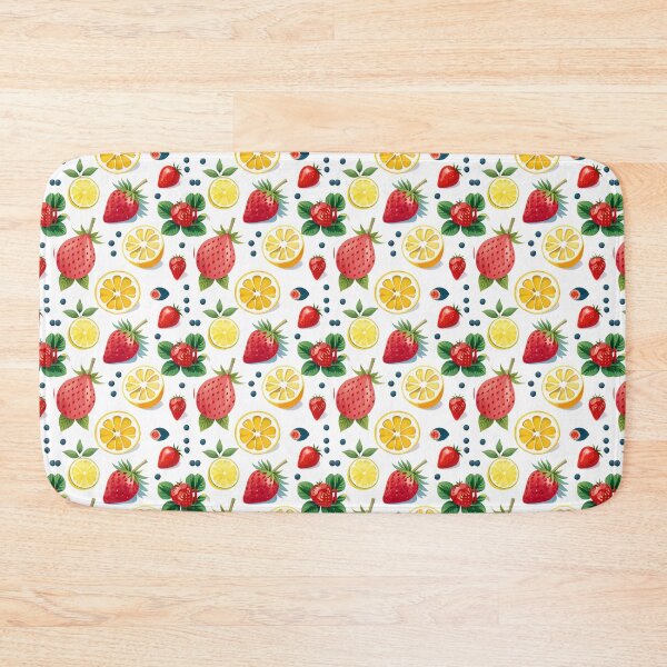 Item preview, strawberry and lemon pattern designed and sold by basitcv.