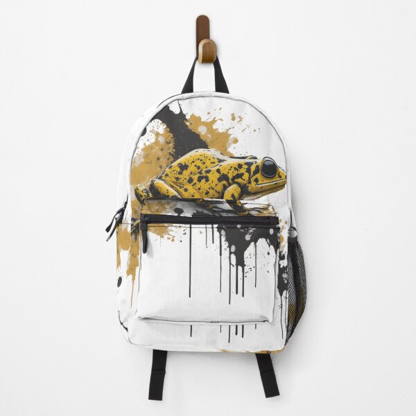 Item preview, Frog: A Colorful and Abstract Stylized Animal Print Design for Streetwear and Hip-Hop Style designed and sold by TechBeeDesigns.