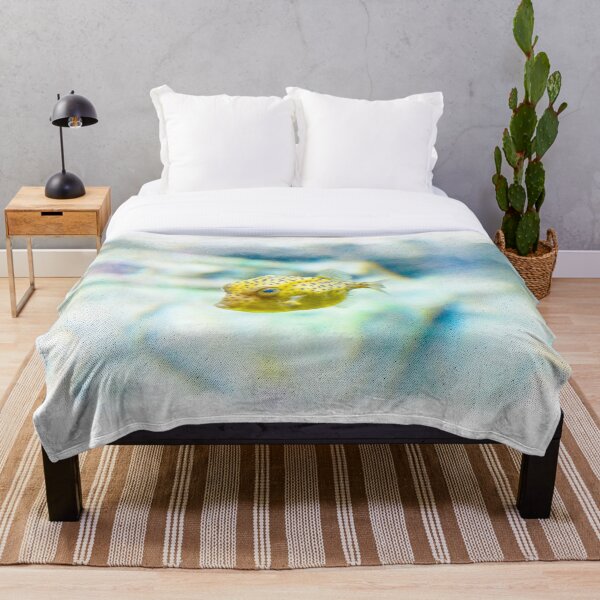 Item preview, Watercolour of a spotted yellow cowfish designed and sold by AvonPerception.
