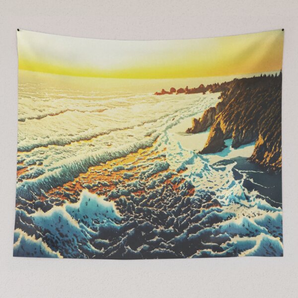 Item preview, Henzen Shore in the Morning - Nature Landscape designed and sold by Kijiermono.