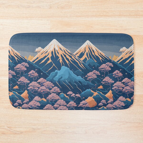 Artikelvorschau, Japanisches Bergmuster entworfen und verkauft von RockBeeDesigns.