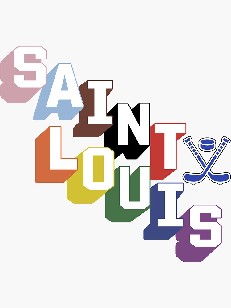 Saint Fuckin Louis Rainbow Sticker