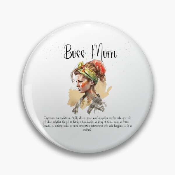 Item preview, Boss Mom motivational digital art designed and sold by DO-artbyDeliaO.