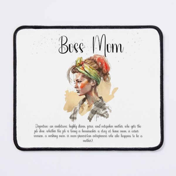 Item preview, Boss Mom motivational digital art designed and sold by DO-artbyDeliaO.