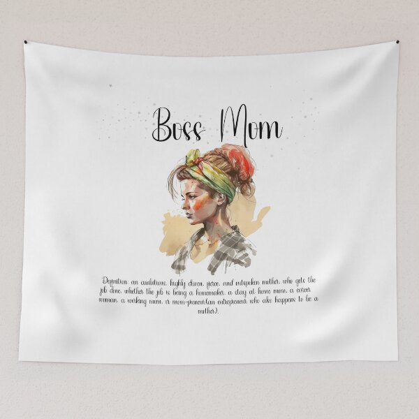 Item preview, Boss Mom motivational digital art designed and sold by DO-artbyDeliaO.
