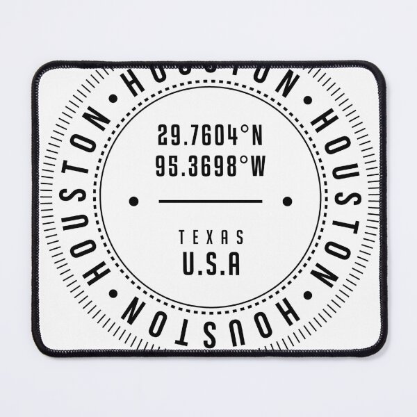Item preview, Houston, Texas, USA - 1 - City Coordinates Typography Print - Classic, Minimal designed and sold by Studio Grafiikka.