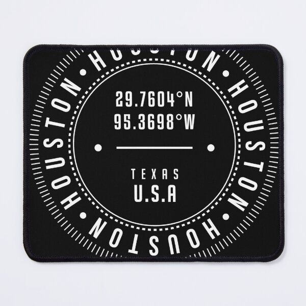 Item preview, Houston, Texas, USA - 1 - City Coordinates Typography Print - Classic, Minimal designed and sold by Studio Grafiikka.