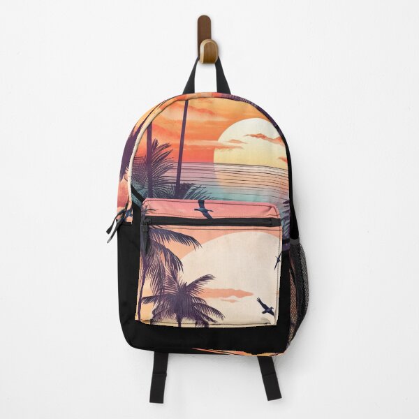 Item preview, Sunset beach tropical paradise designed and sold by TeePulseMania.