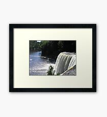 Beautiful Waterfall in Upper Michigan Framed Print