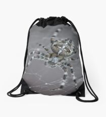 Spider - cross spider Drawstring Bag