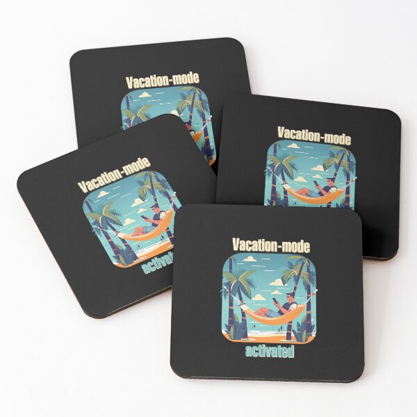 Item preview, Vacation mode activated between two palm trees designed and sold by TeePulseMania.