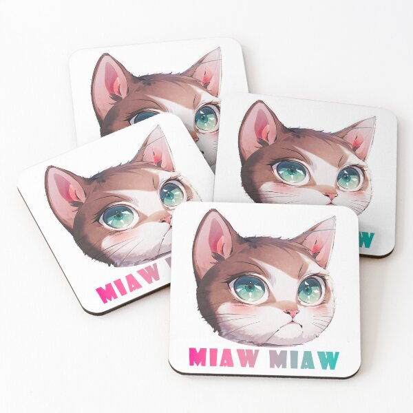Item preview, Cat miaw,cat miaw love,cute cat lovers designed and sold by Lychee Design.