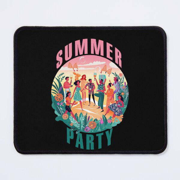 Item preview, Summer party colorful with people dancing designed and sold by TeePulseMania.