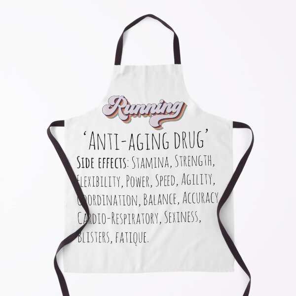 Item preview, Running anti aging drug Groovy retro quote gift for running Vintage designed and sold by HomeCoquette.