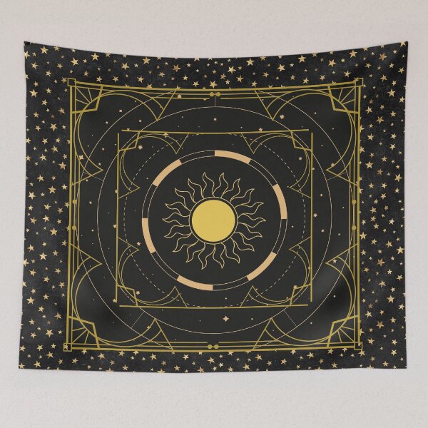 Item preview, Celestial sun and star design designed and sold by CreativeStrand.