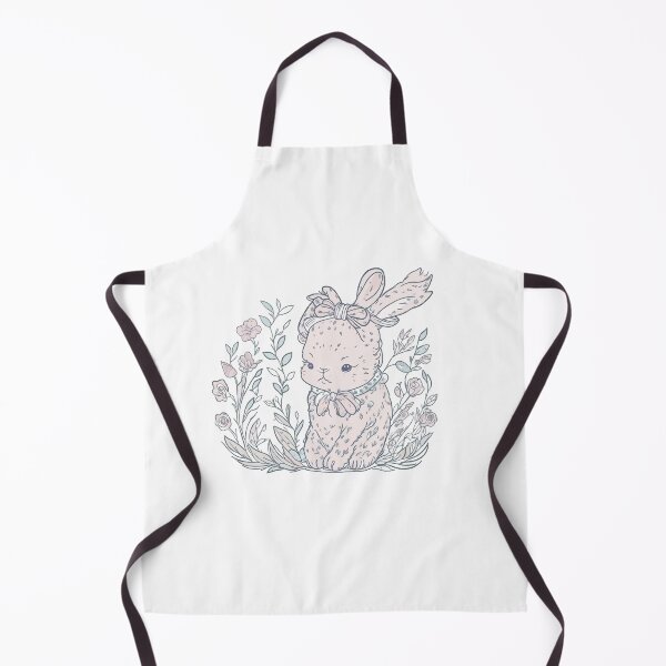 Item preview, Pink Lady Rabbit with Flower designed and sold by pigipeach.