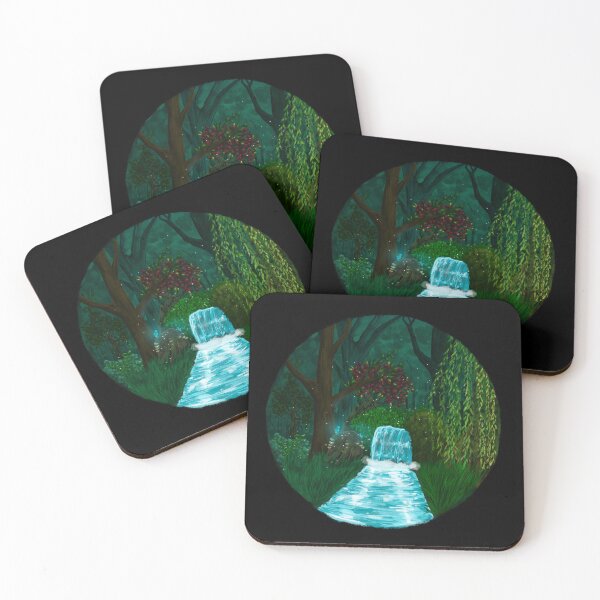 Item preview, Forest Waterfall II designed and sold by BittyKittyNeko.