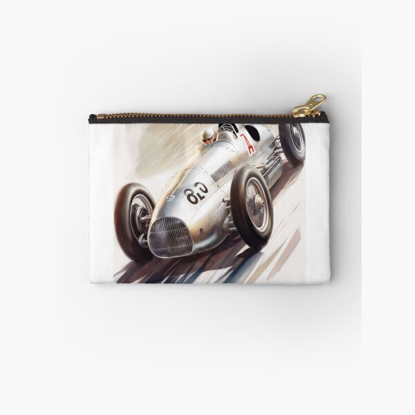 Item preview, Vintage Mercedes 1939 Mercedes W154 F1 Watercolour Painting Print designed and sold by PicTechNowArt.