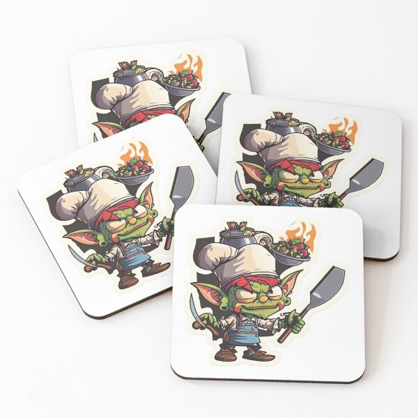 Item preview, Grumpy goblin chef designed and sold by Stickermagician.