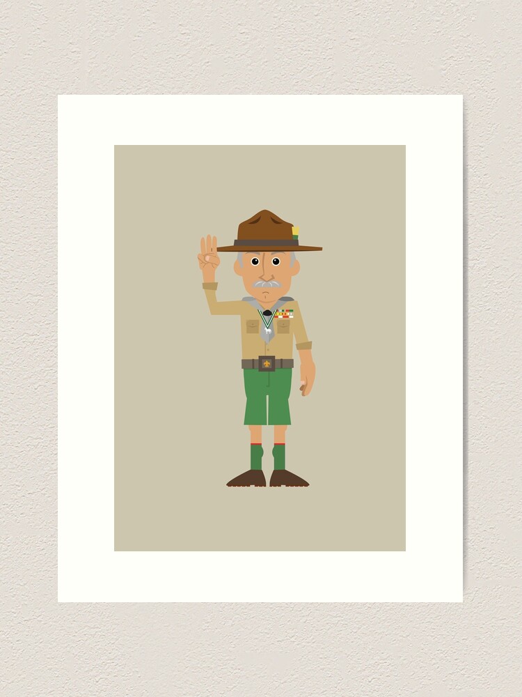 Scout Hat print art print art at