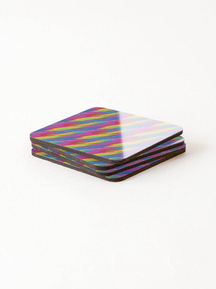 Thumbnail 4 of 5, Coasters (Set of 4), Colorful Abstract designed and sold by hellcom.