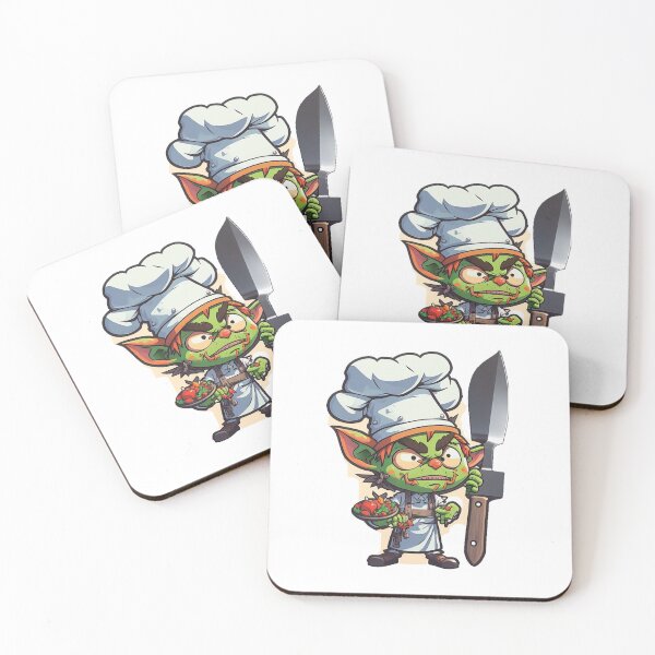 Item preview, Grumpy goblin chef designed and sold by Stickermagician.