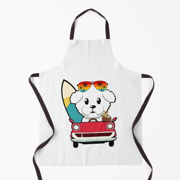 Item preview, Cute Furry Dog is driving a car with a surfboard designed and sold by Pet Station.