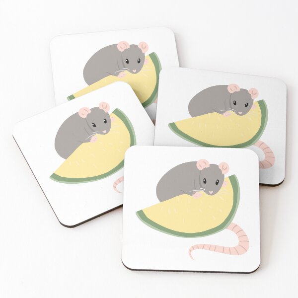 Artikelvorschau, Ratte, die Melone hält entworfen und verkauft von hotratsoup.